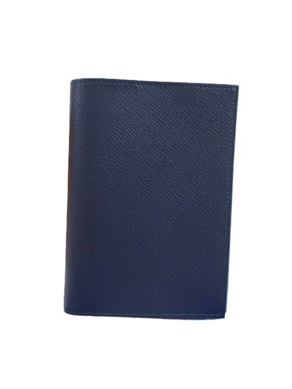 Hermes Notebook Cover Agenda GM Navy Gray Epsom Bicolor